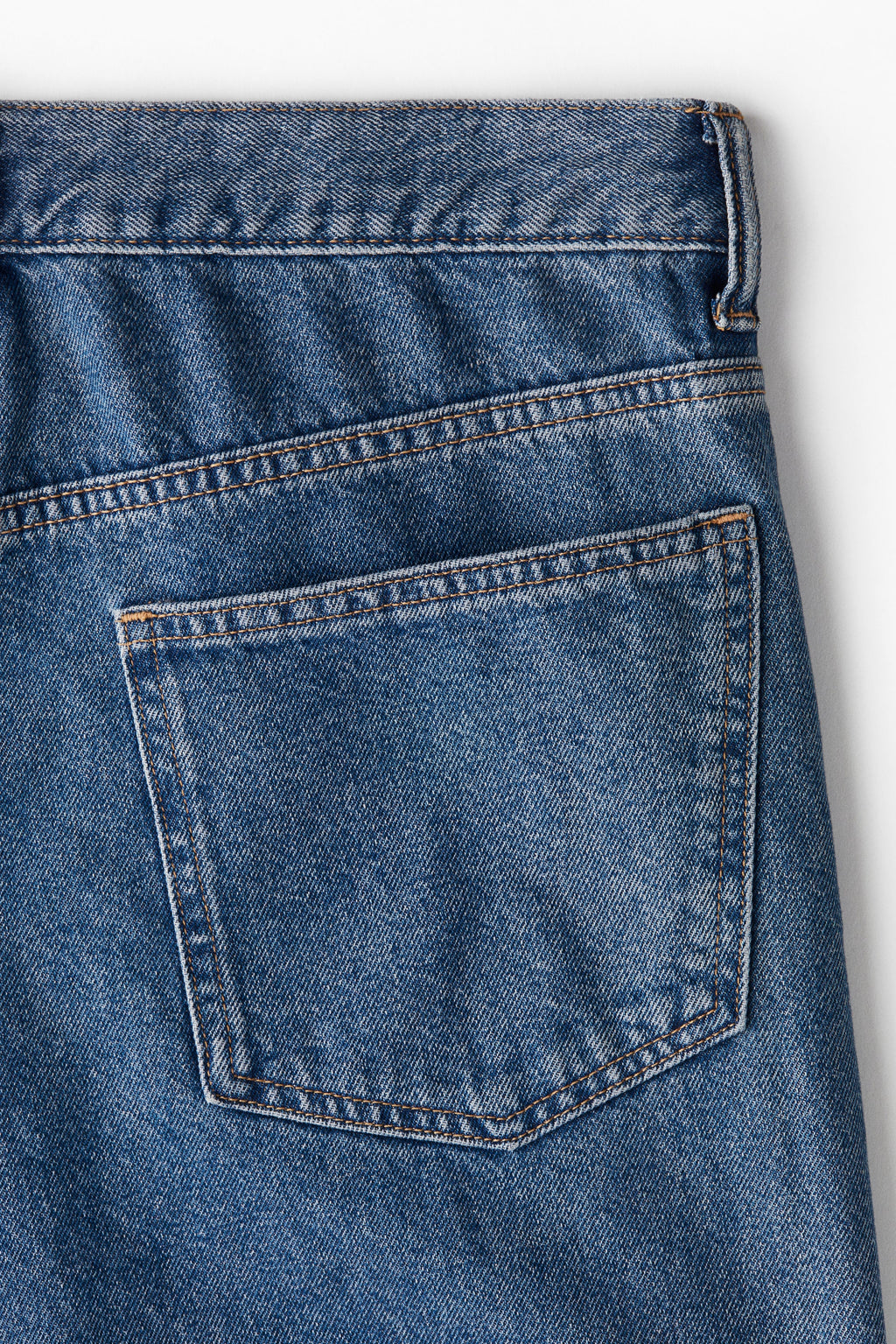 Straight Relaxed Jeans - Denim blue - Men