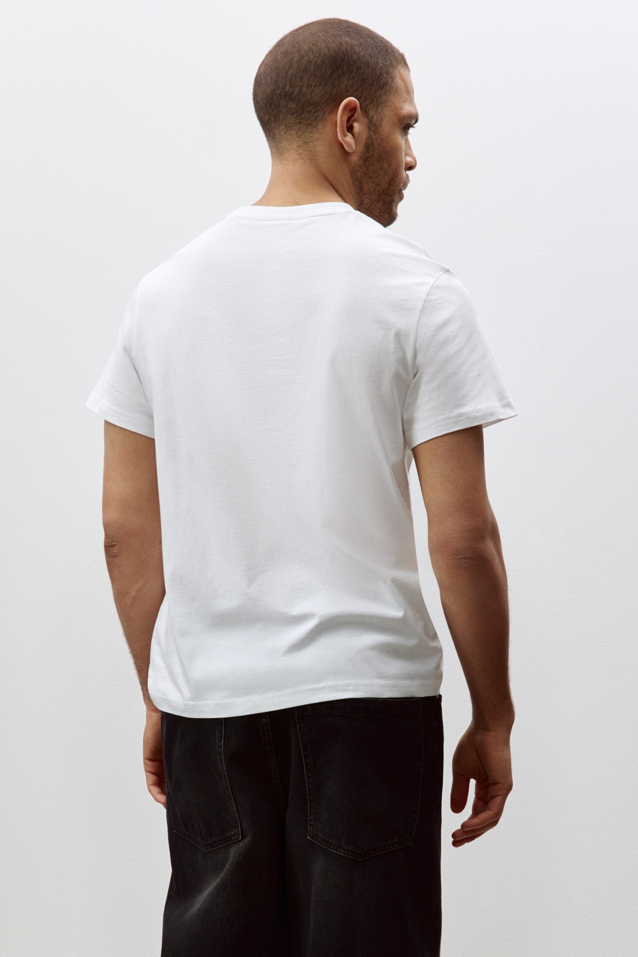 Regular Fit T-shirt - White - Men