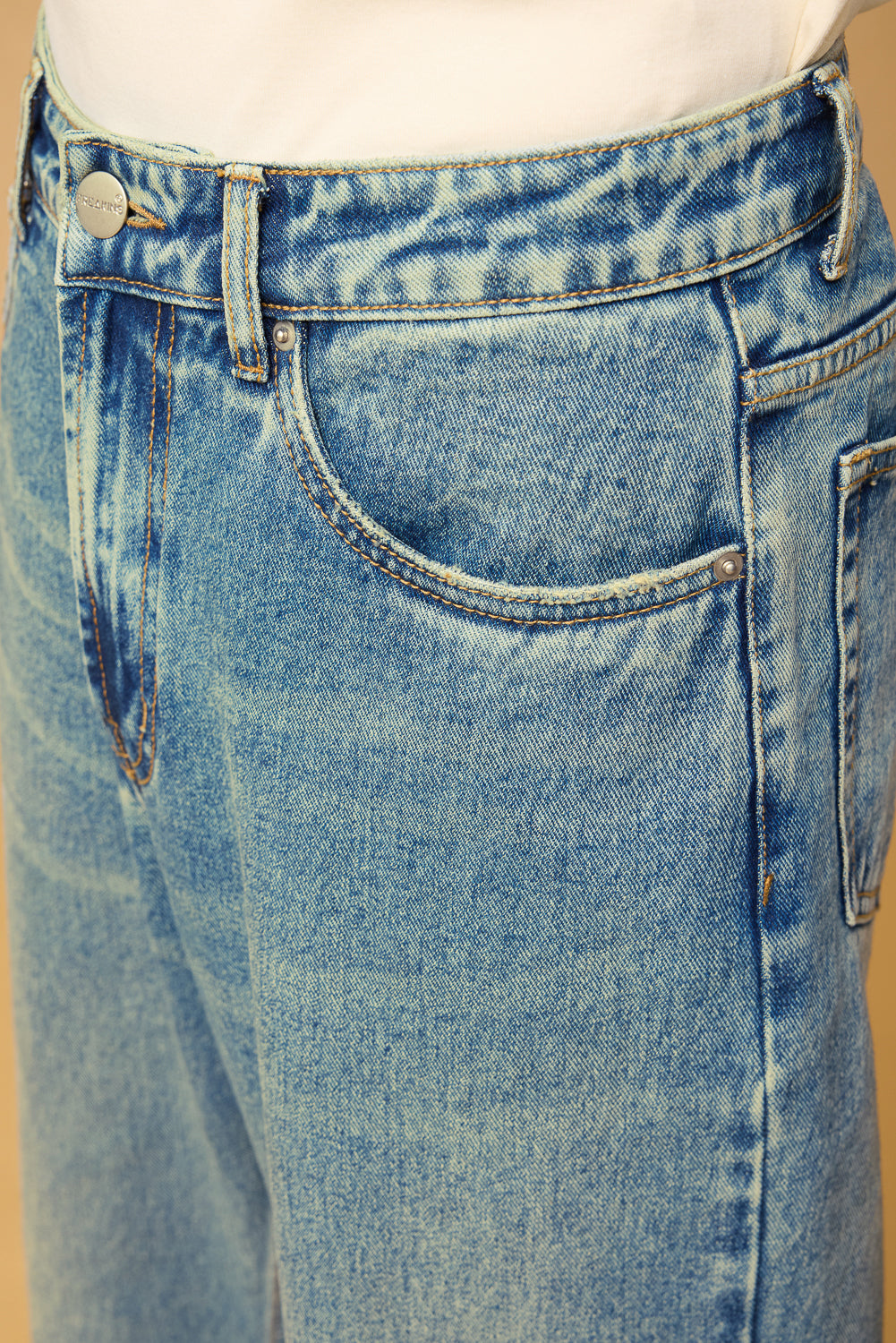 Blue Spruce Men's Baggy Straight Jeans