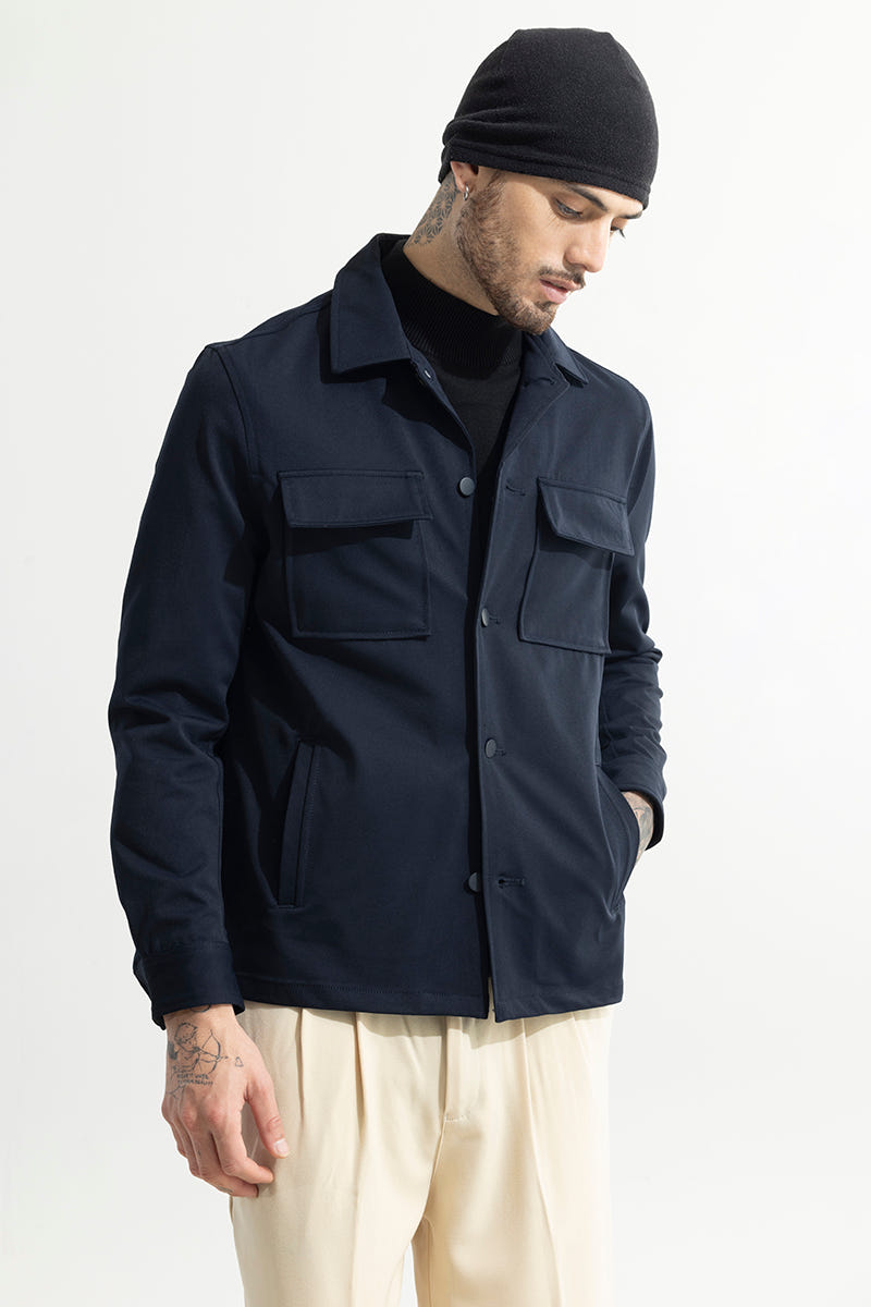 Navy jacket for men