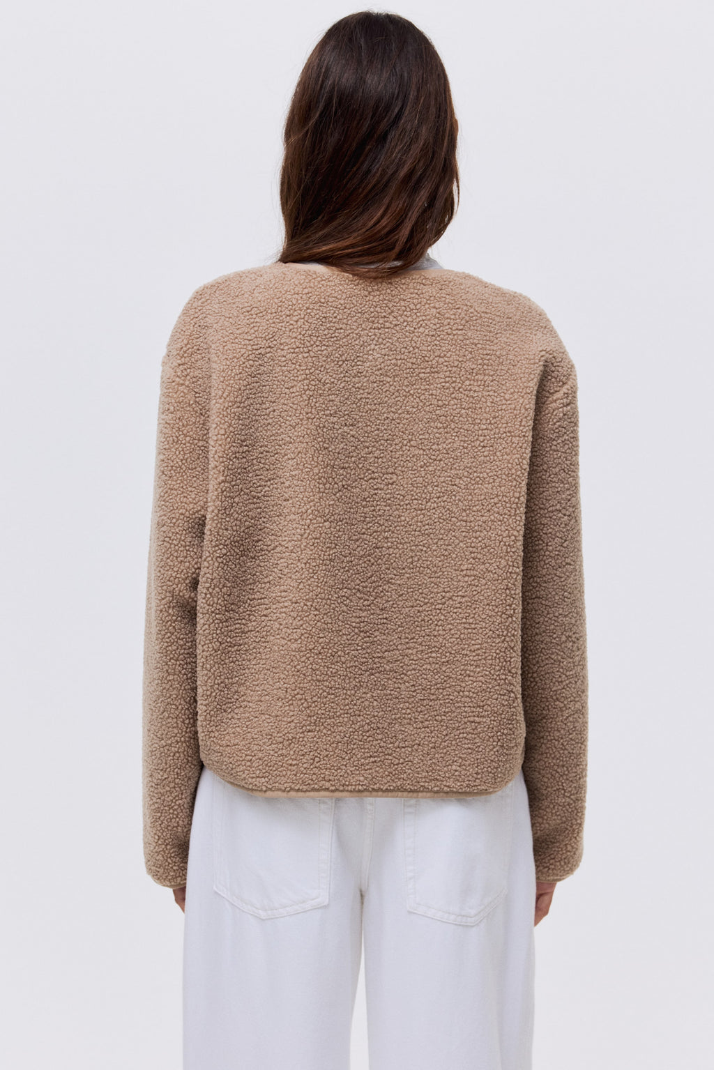 Teddy jacket - Dusty beige - Ladies