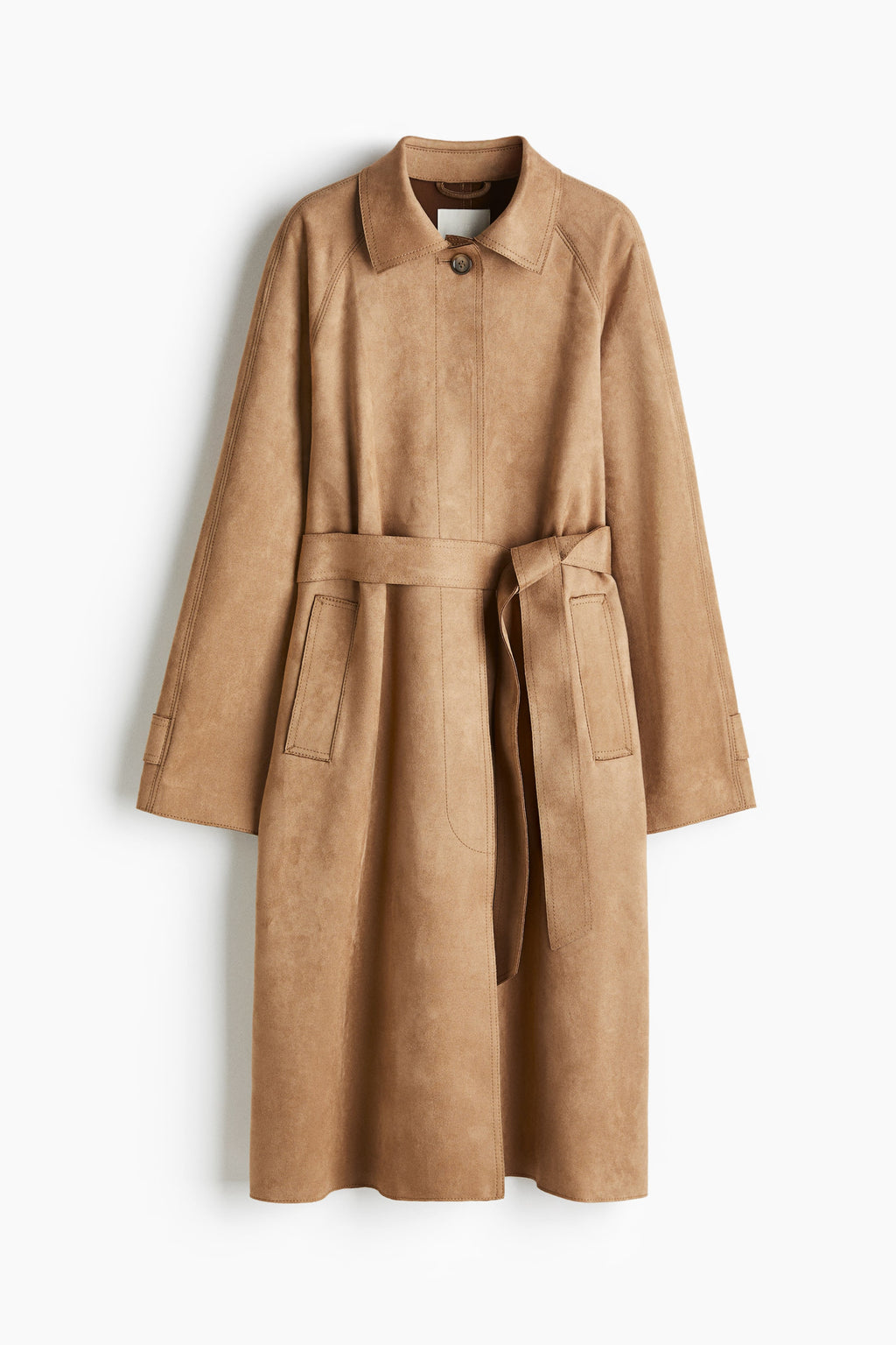 Tie-belt coat - Beige - Ladies |
