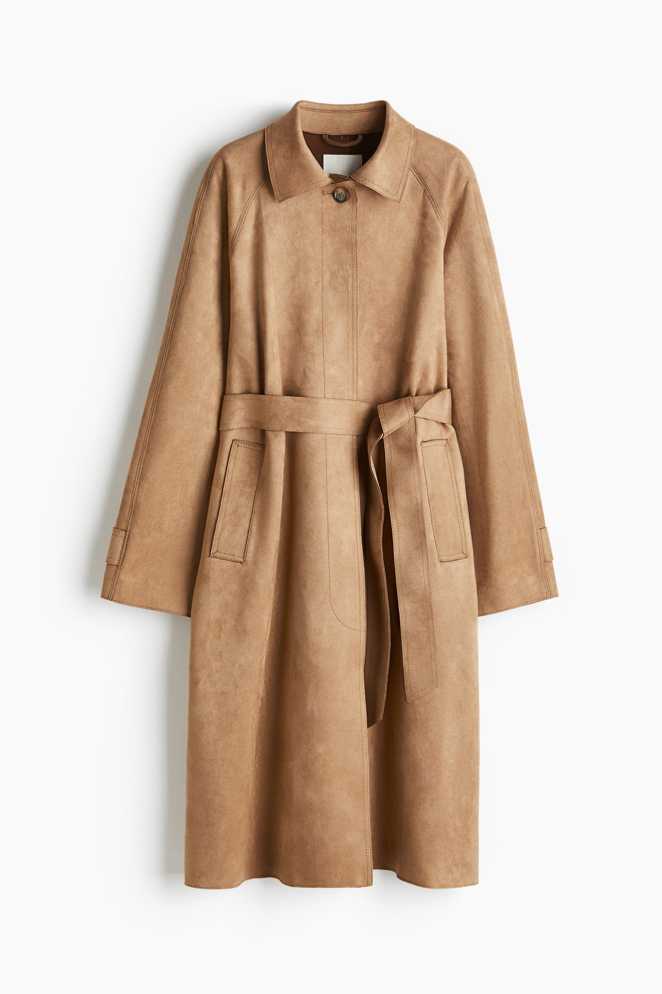Tie-belt coat - Beige - Ladies |
