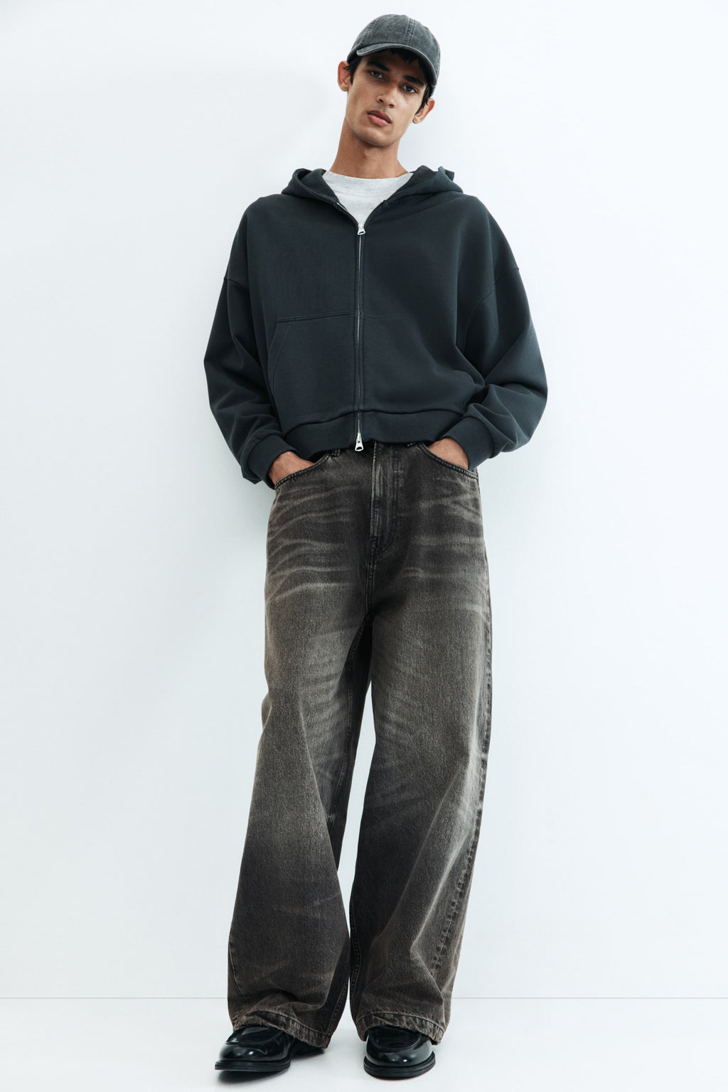Super Baggy Jeans - Denim black - Men