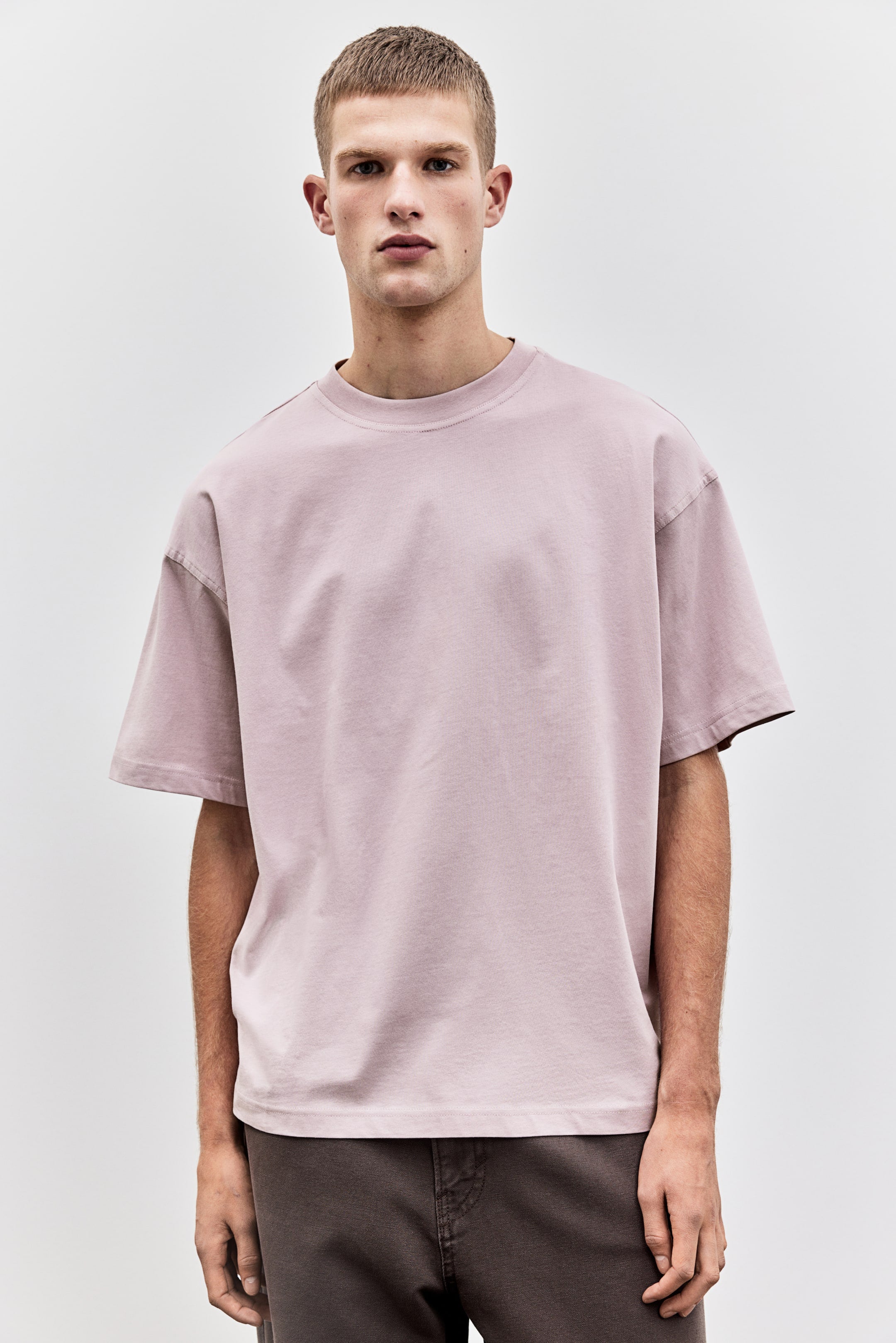 Oversized Fit T-shirt - White - Men