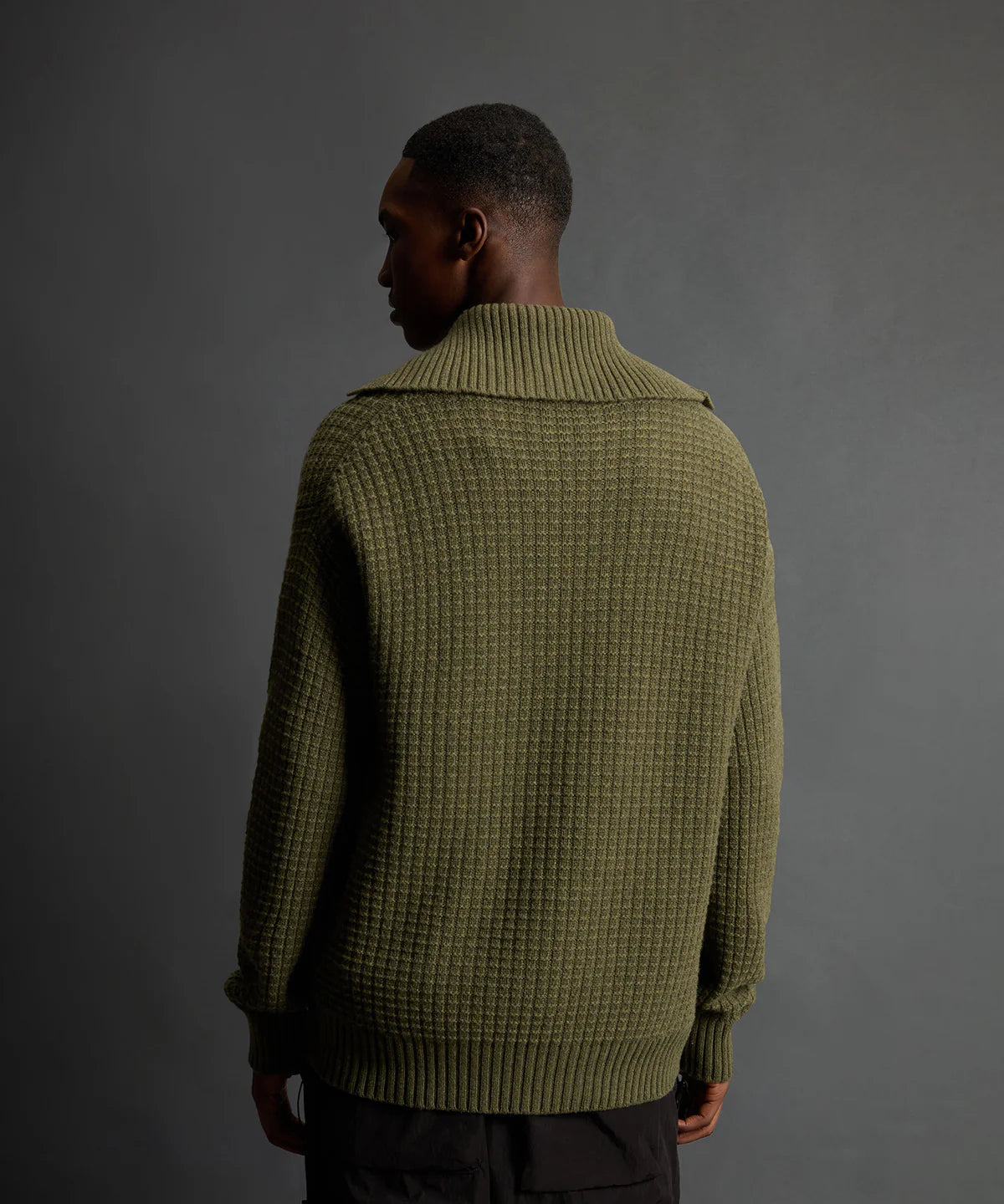 Todd Snyder x Woolrich Wool-Cashmere Waffle Sweater Polo