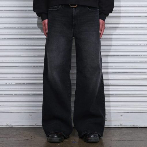 Black Washed Baggy Fit Jean