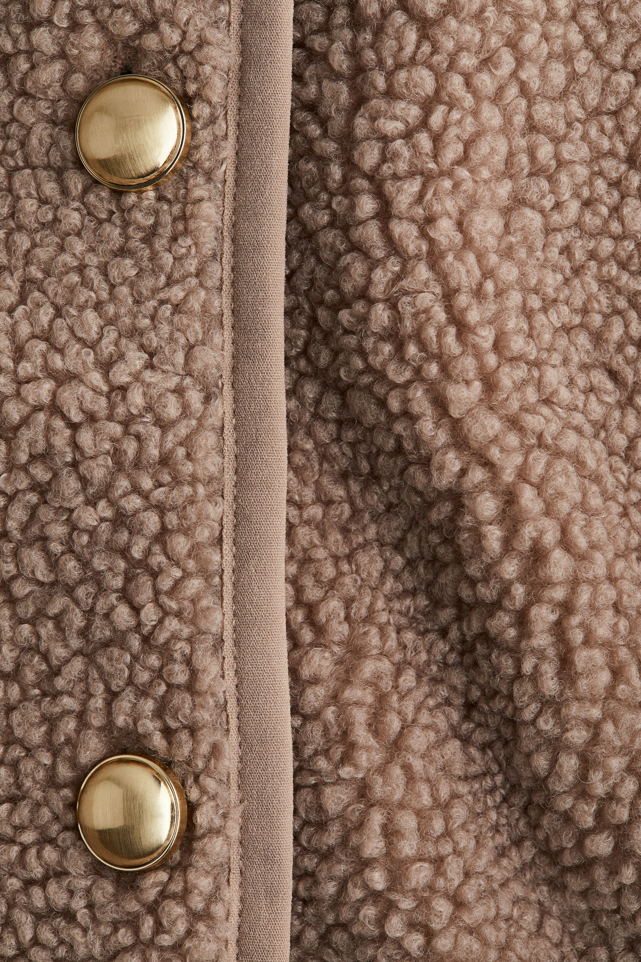 Teddy jacket - Dusty beige - Ladies