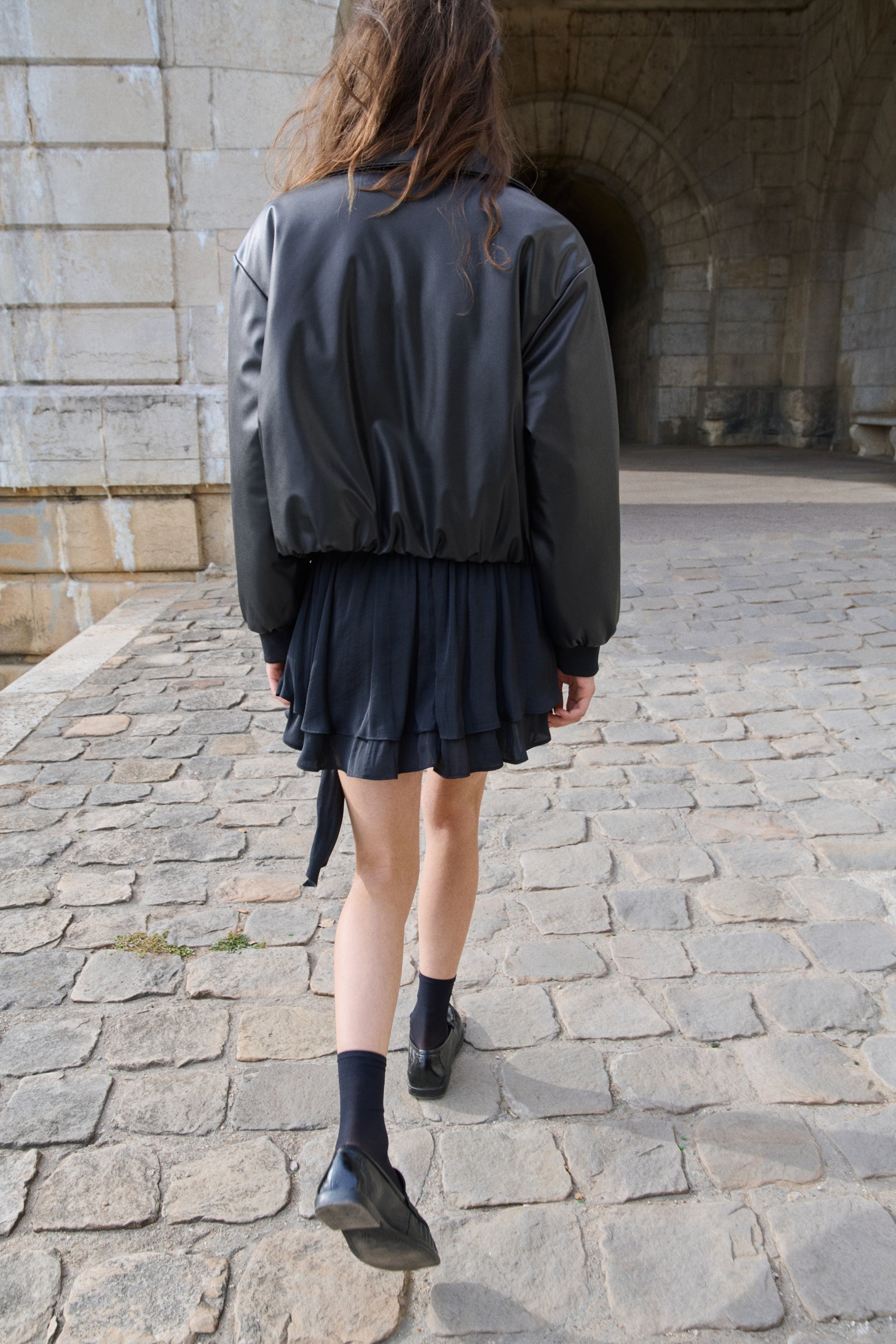 Bomber jacket - Black - Ladies |