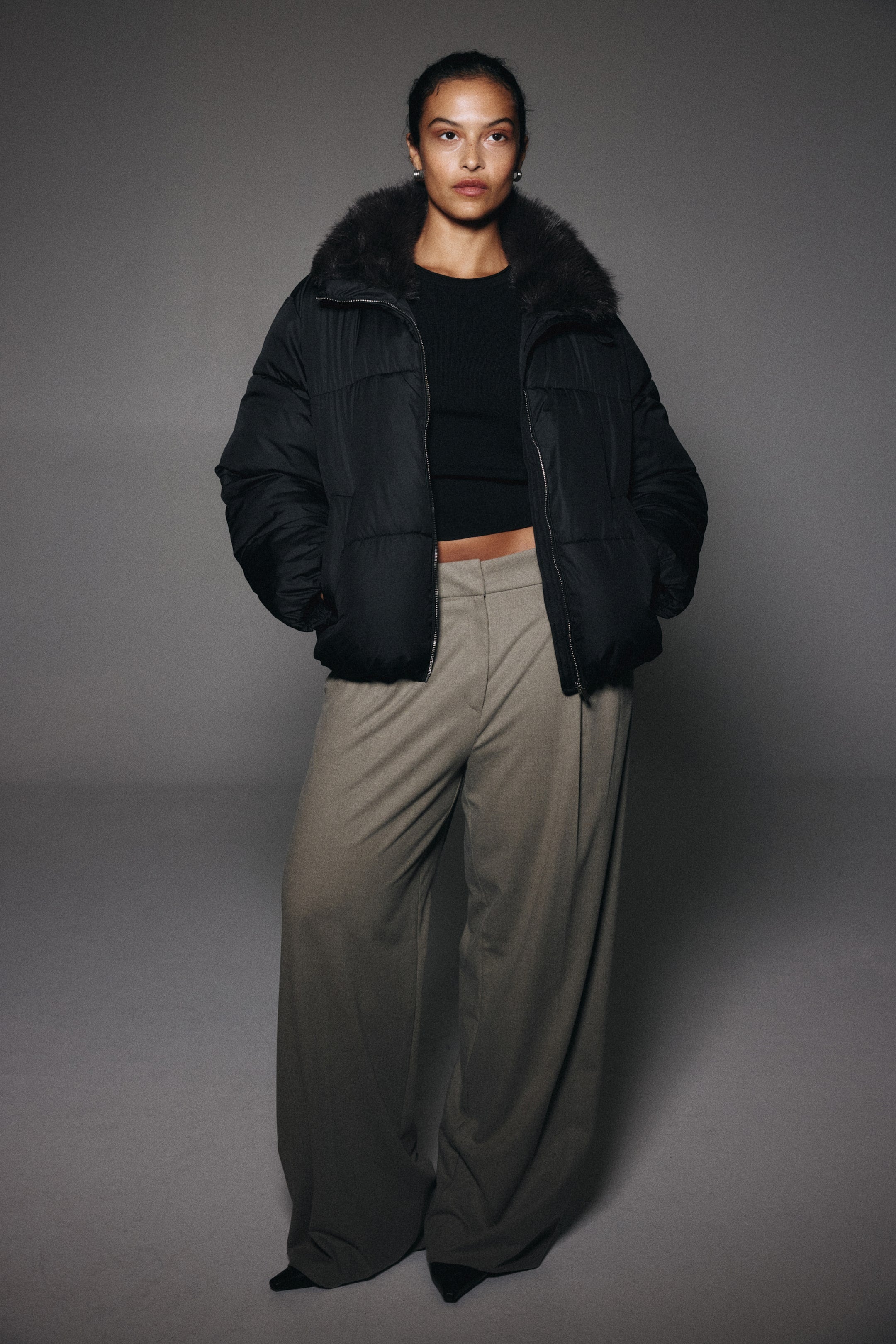 Women Oversized puffer jacket