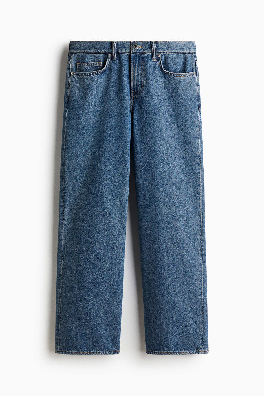 Straight Relaxed Jeans - Denim blue - Men