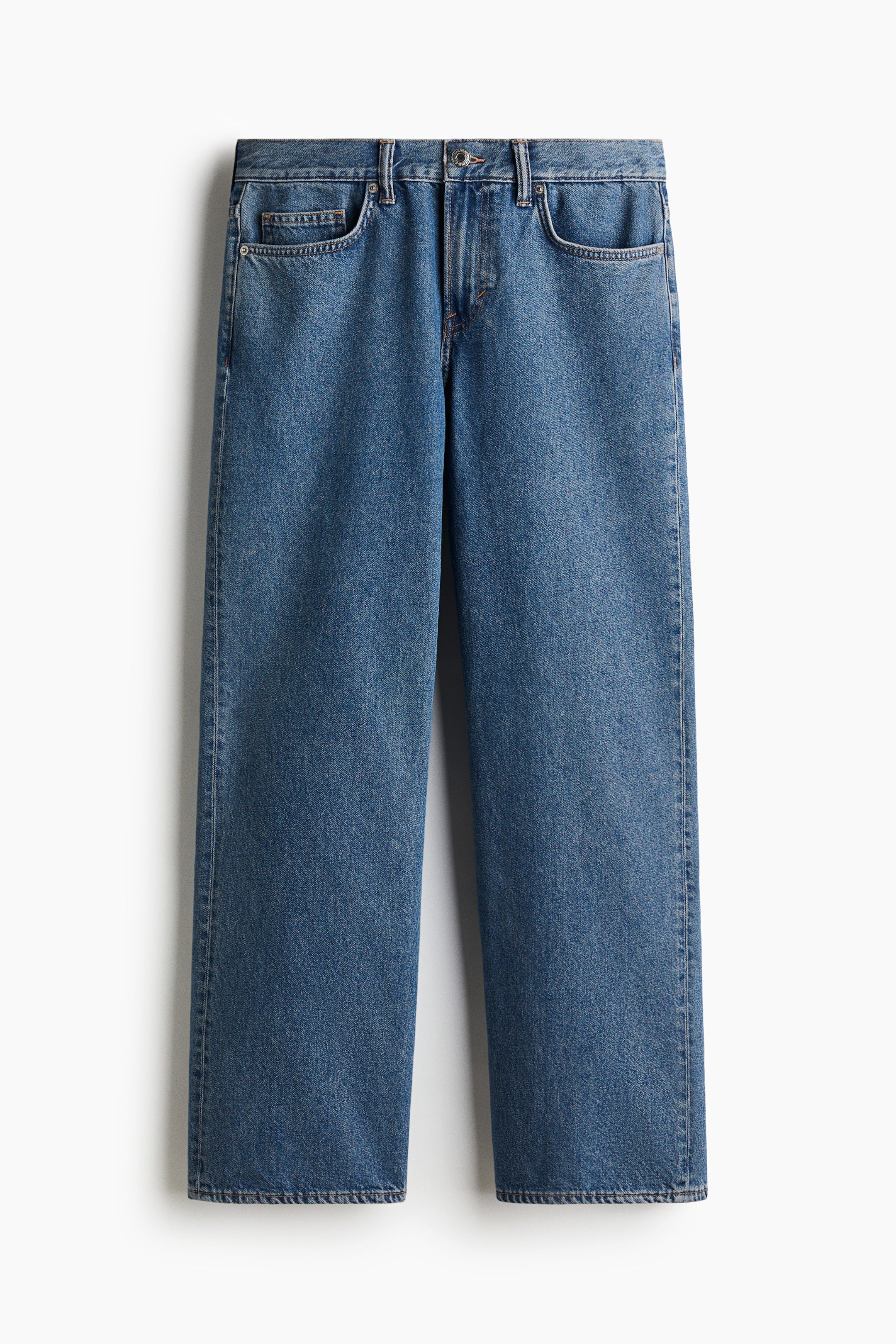 Straight Relaxed Jeans - Denim blue - Men