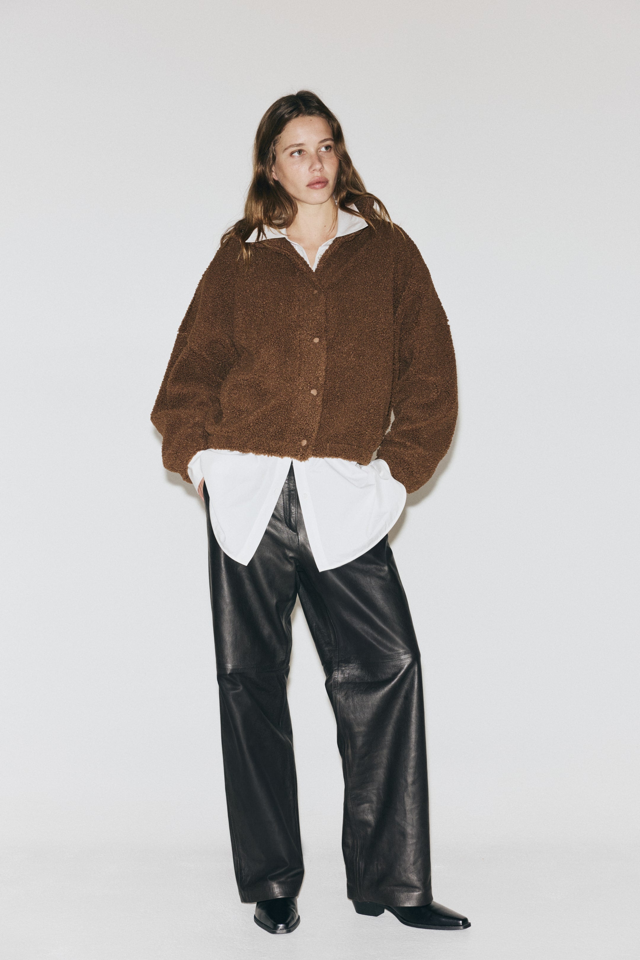 Teddy jacket - Light beige - Ladies |