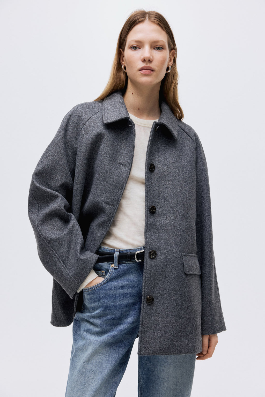 Car coat - Grey - Ladies |