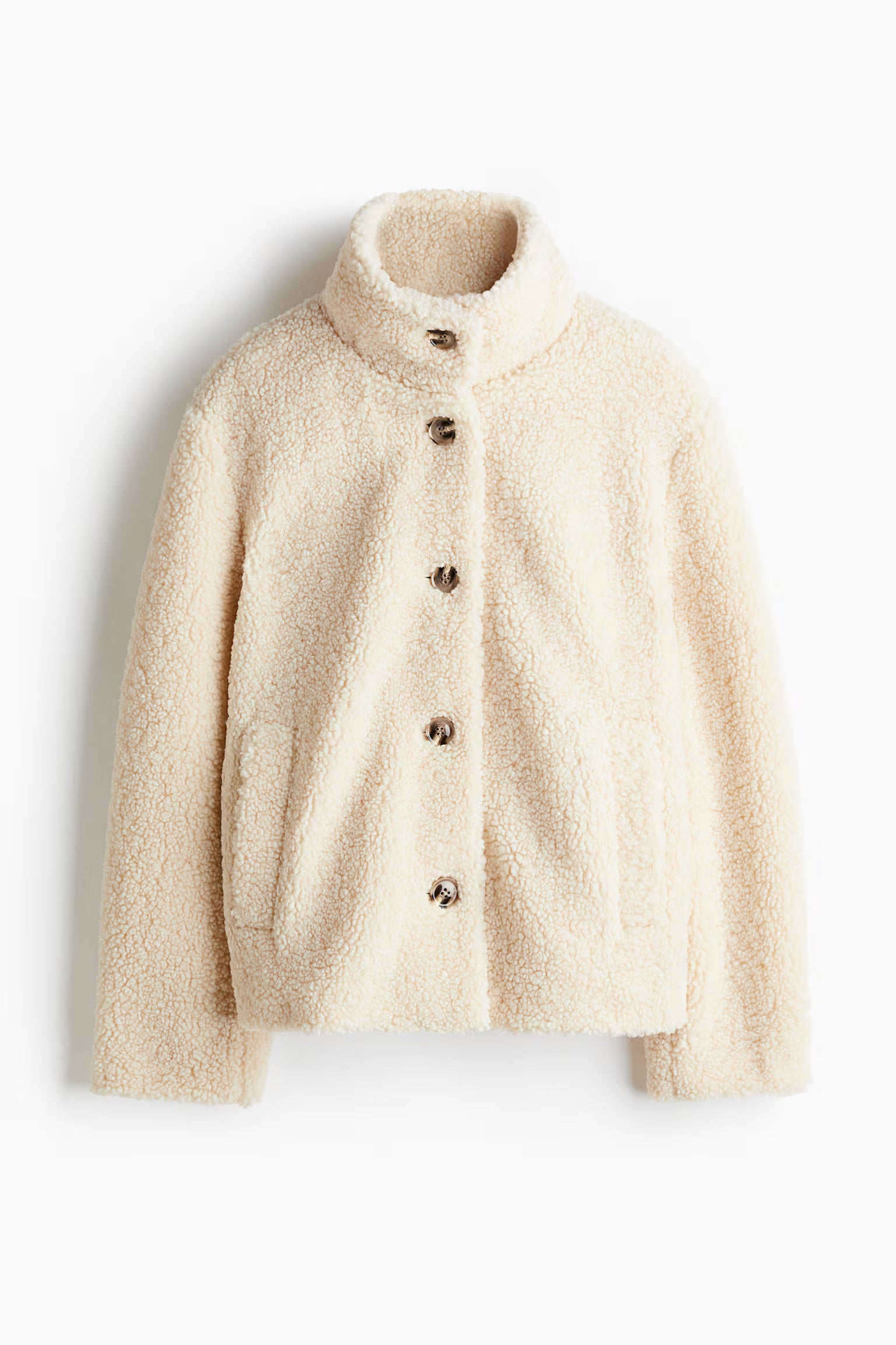 Teddy jacket - Dark beige - Ladies |