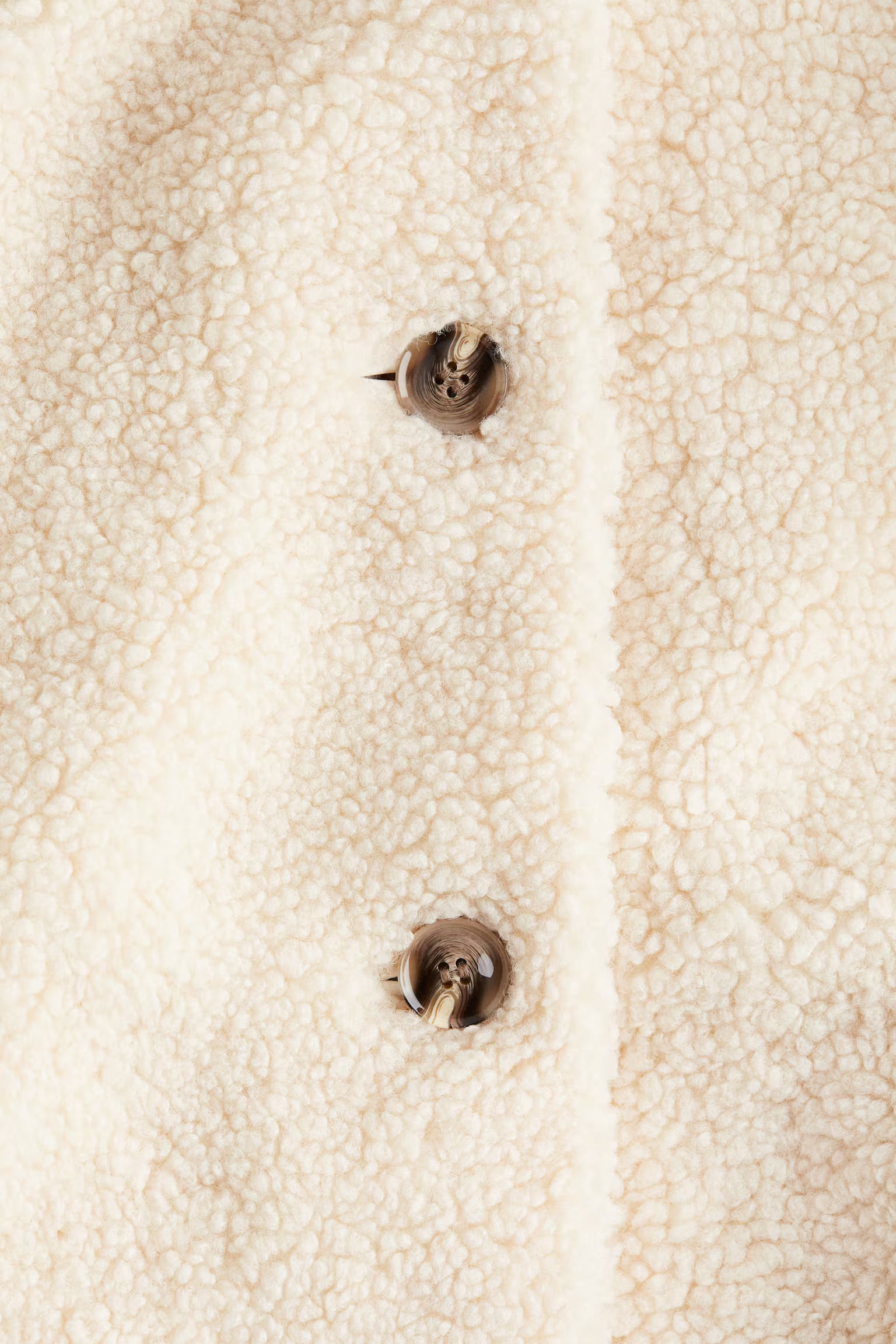 Teddy jacket - Dark beige - Ladies |