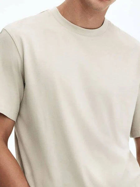 Pure Cotton Regular Fit Round-Neck T-shirt